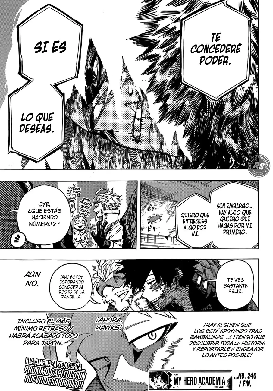 Boku no Hero Academia (2014) - Capítulo 240 - Página 14 - LectorTMOo