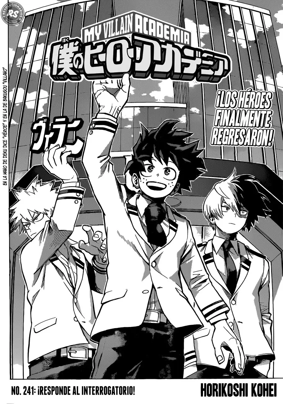 Boku no Hero Academia (2014) - Capítulo 241 - Página 3 - LectorTMOo