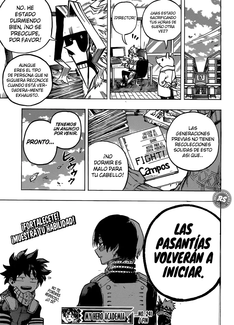 Boku no Hero Academia (2014) - Capítulo 241 - Página 18 - LectorTMOo
