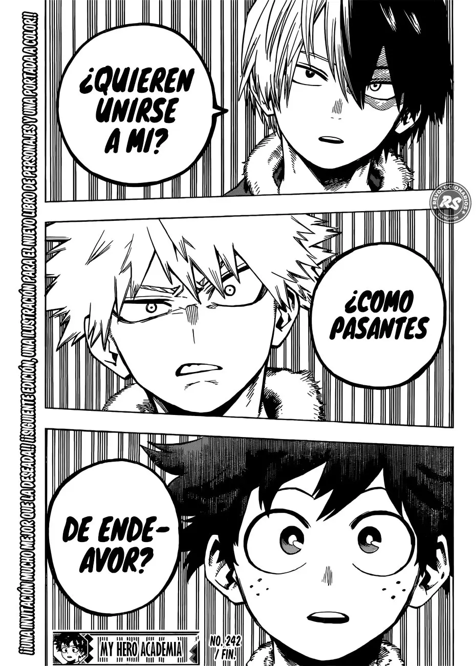 Boku no Hero Academia (2014) - Capítulo 242 - Página 17 - LectorTMOo