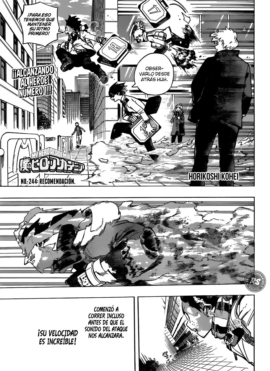 Boku no Hero Academia (2014) - Capítulo 244 - Página 2 - LectorTMOo
