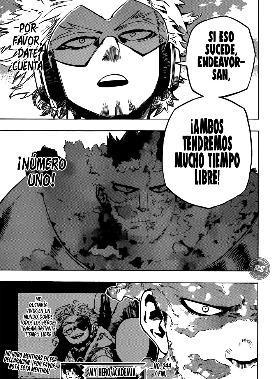 Boku no Hero Academia (2014) - Capítulo 244 - Página 18 - LectorTMOo