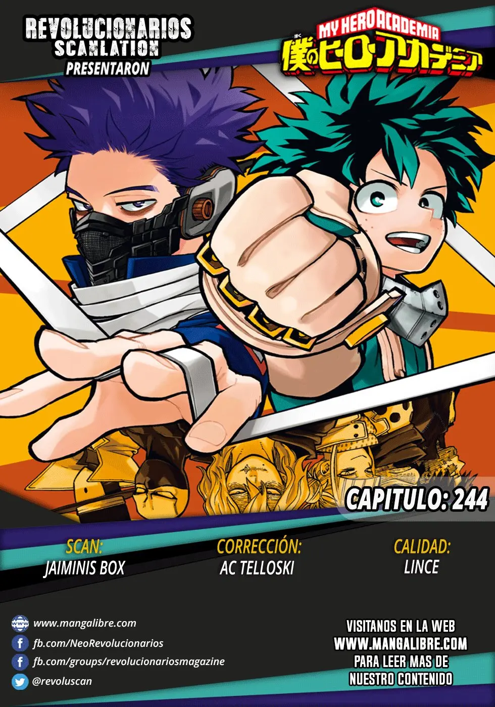 Boku no Hero Academia (2014) - Capítulo 244 - Página 20 - LectorTMOo