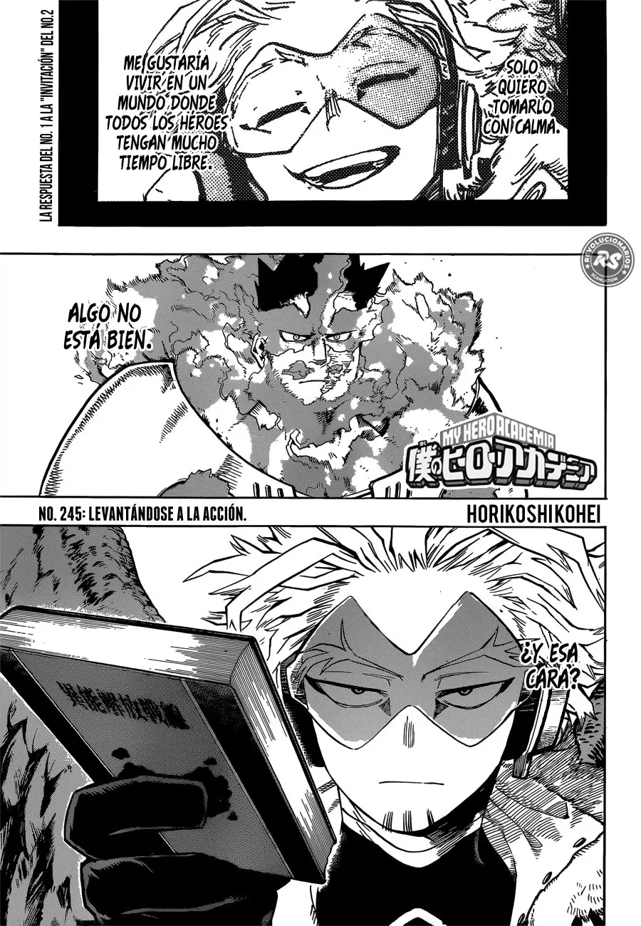 Boku no Hero Academia (2014) - Capítulo 245 - Página 2 - LectorTMOo