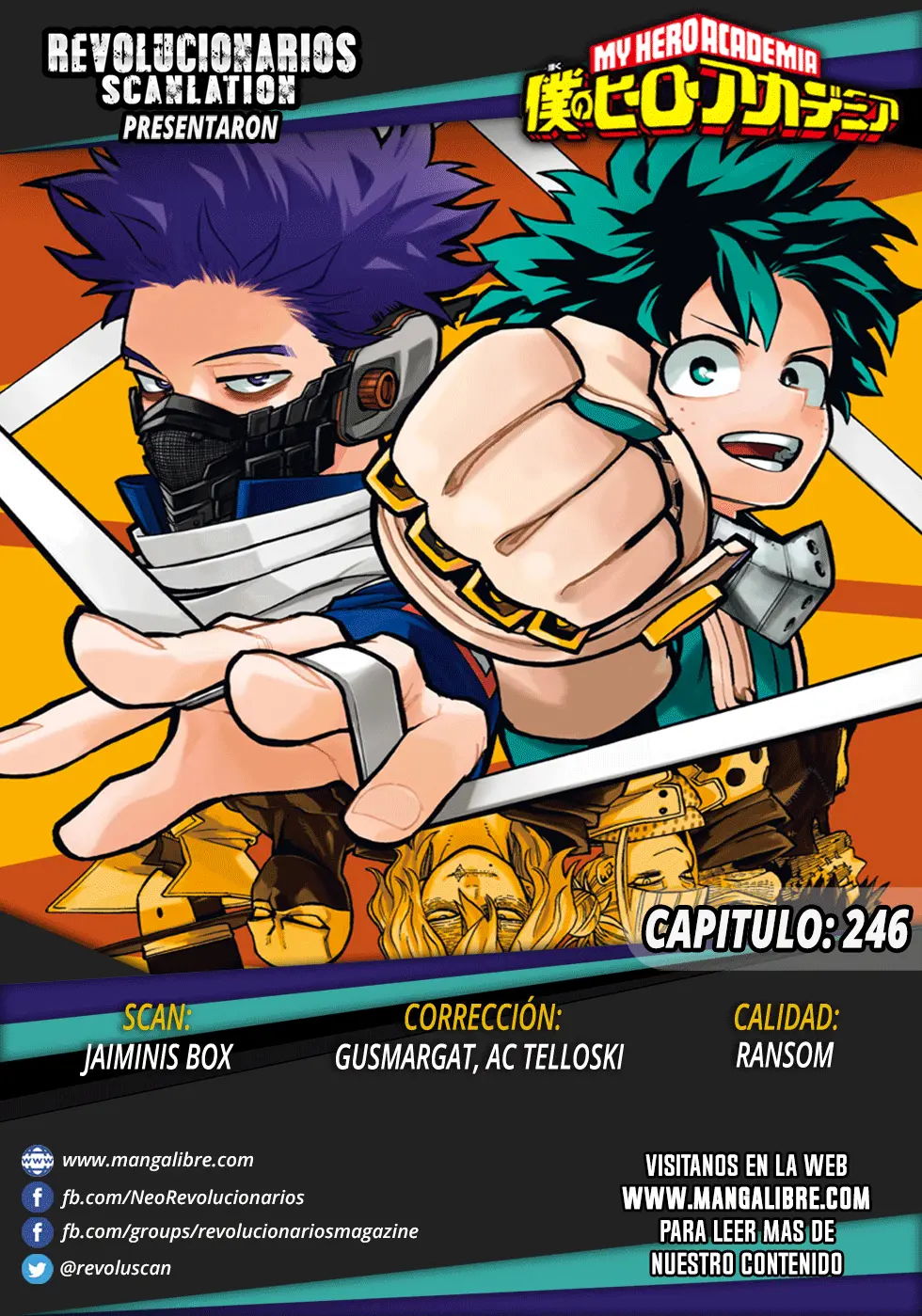 Boku no Hero Academia (2014) - Capítulo 246 - Página 18 - LectorTMOo