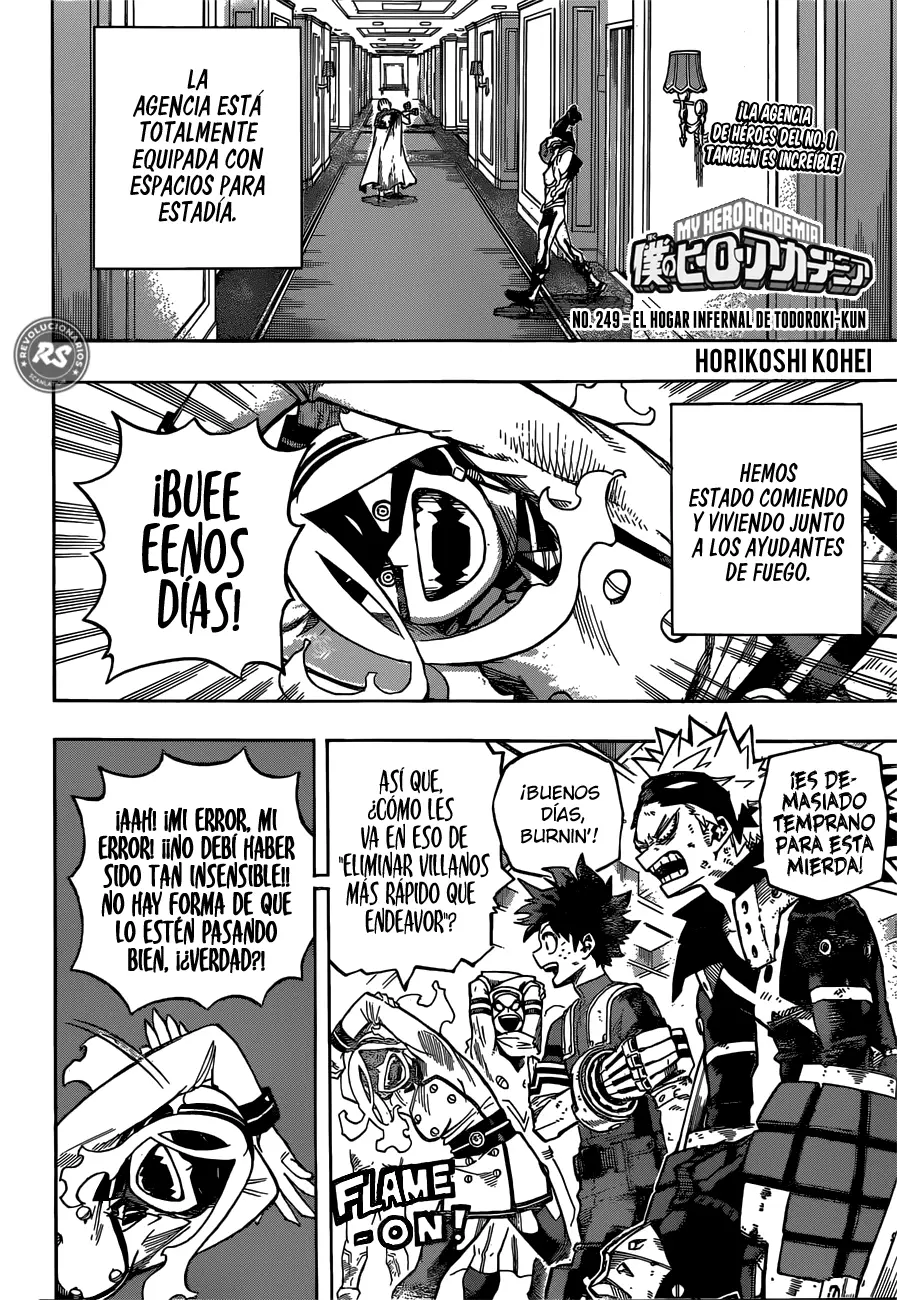 Boku no Hero Academia (2014) - Capítulo 249 - Página 2 - LectorTMOo