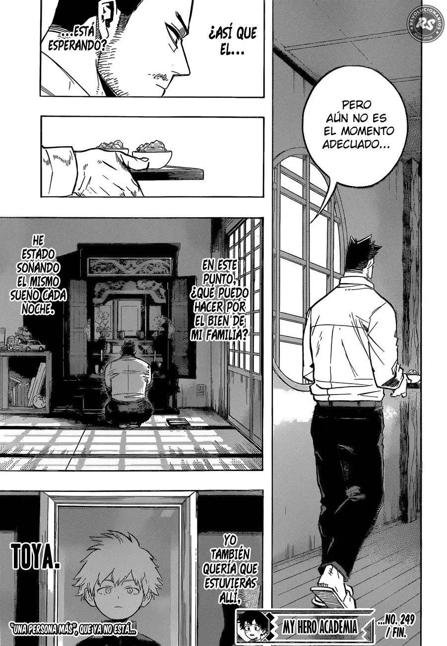 Boku no Hero Academia (2014) - Capítulo 249 - Página 15 - LectorTMOo
