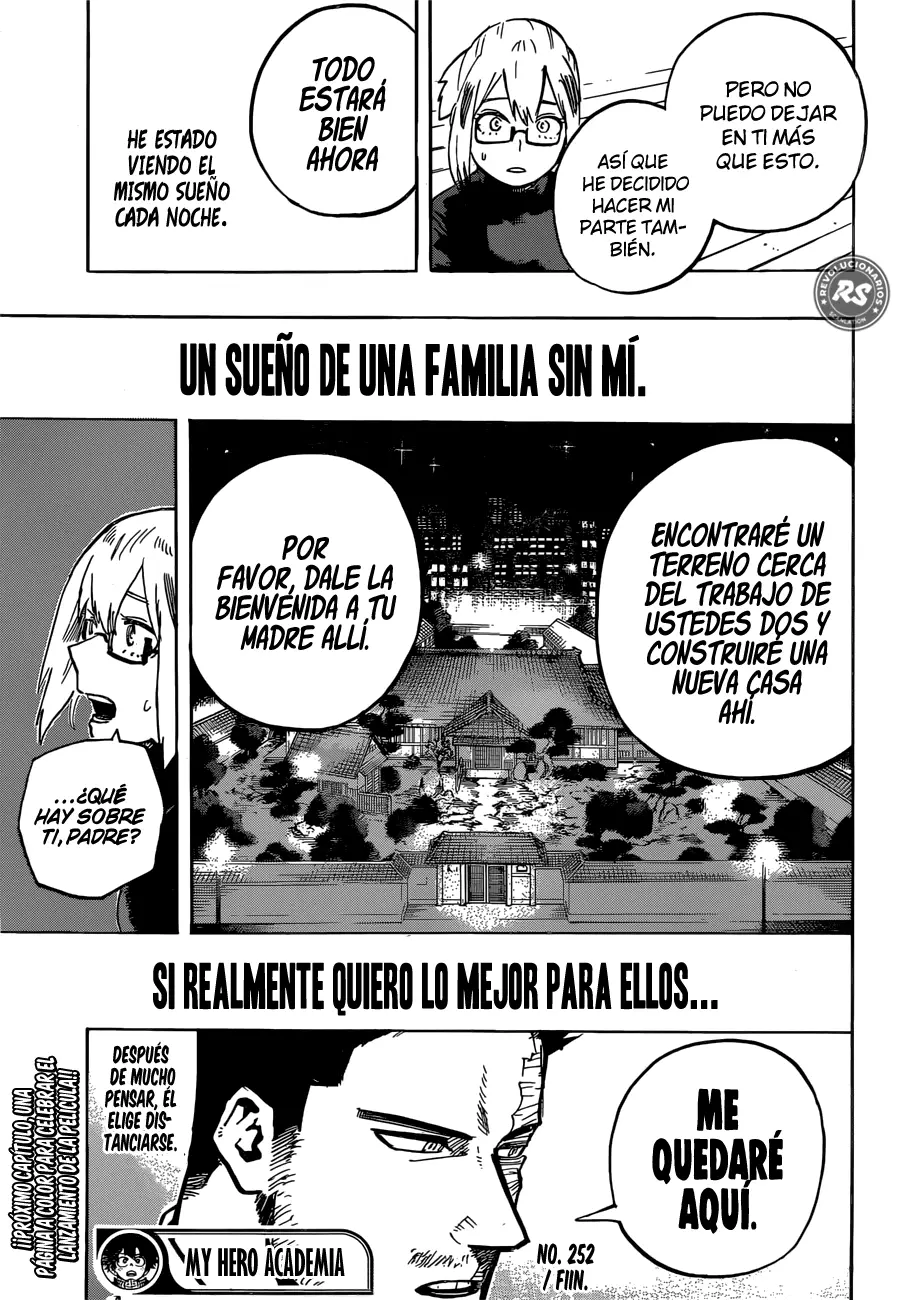 Boku no Hero Academia (2014) - Capítulo 252 - Página 13 - LectorTMOo