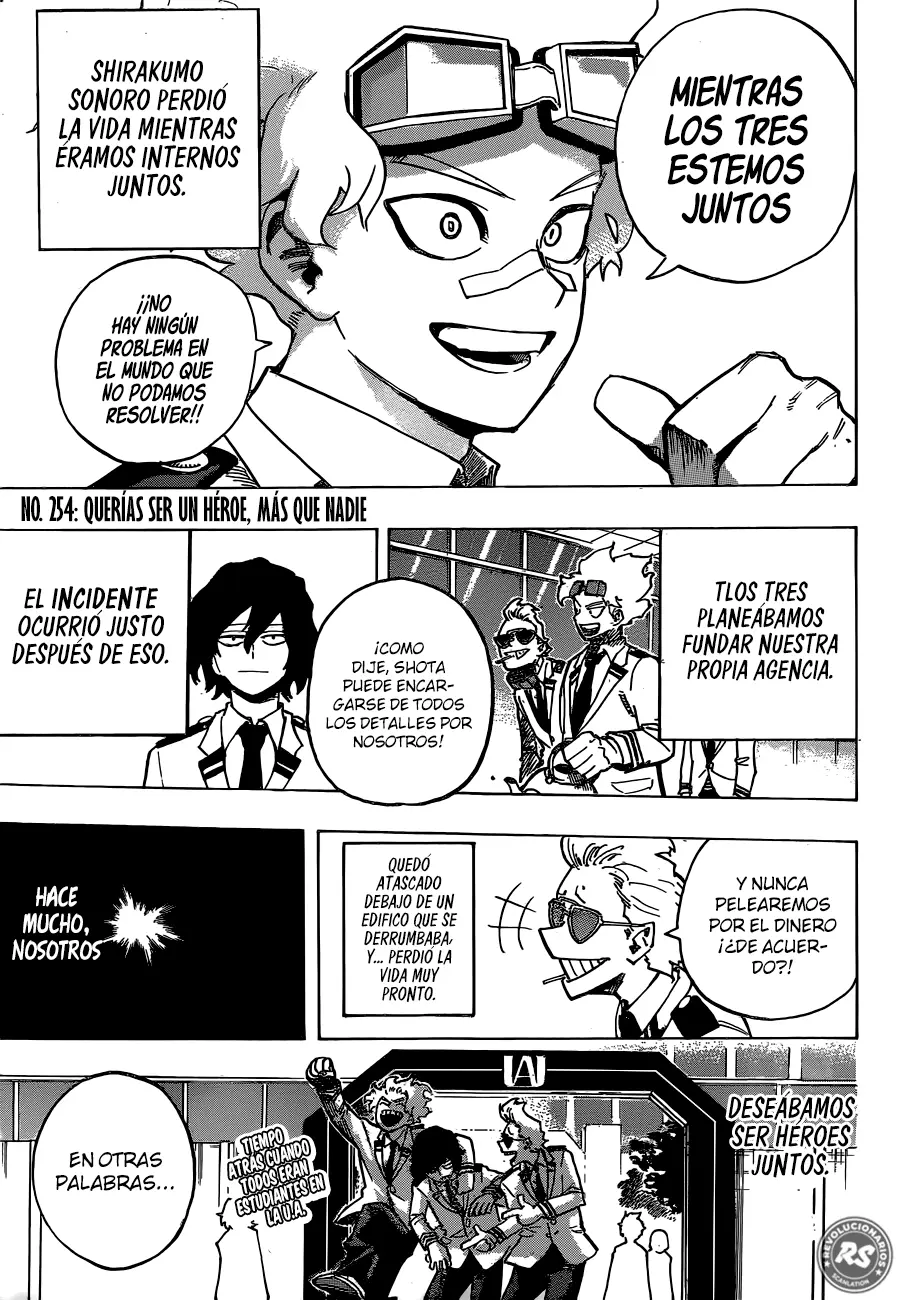Boku no Hero Academia (2014) - Capítulo 254 - Página 3 - LectorTMOo