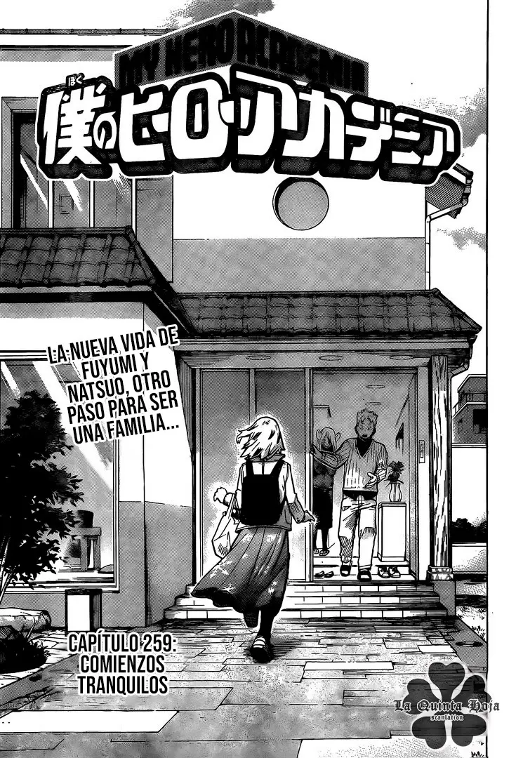 Boku no Hero Academia (2014) - Capítulo 259 - Página 1 - LectorTMOo