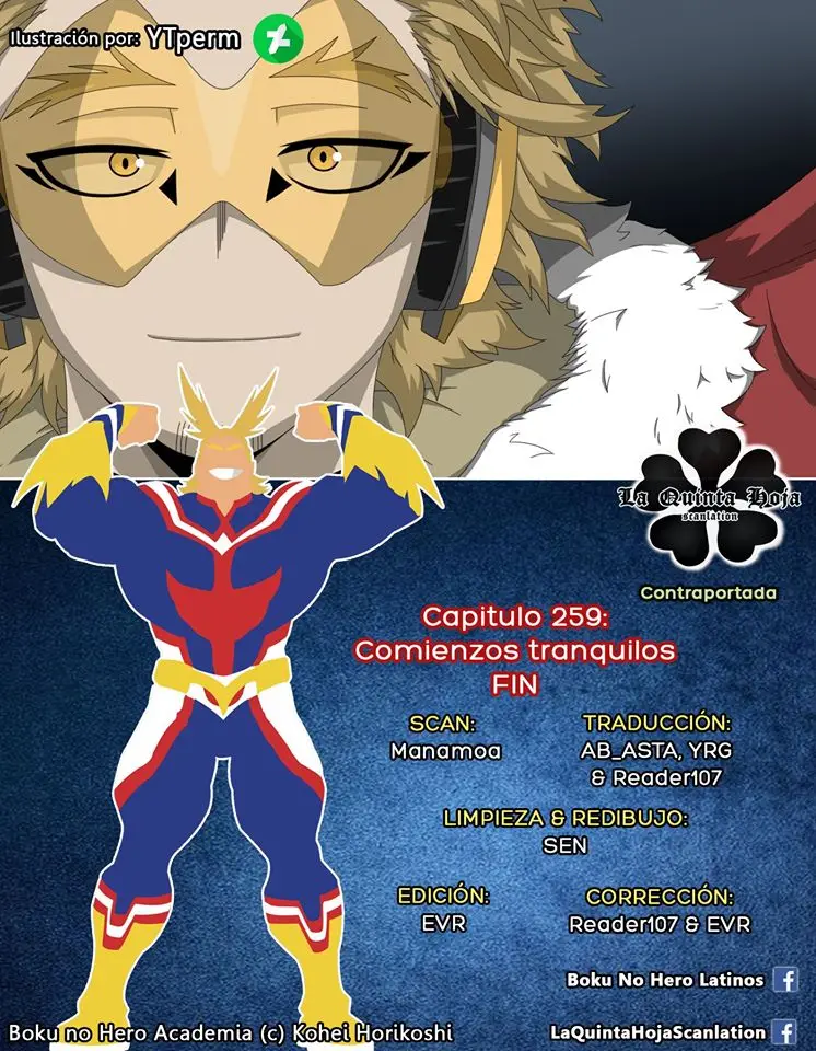 Boku no Hero Academia (2014) - Capítulo 259 - Página 16 - LectorTMOo