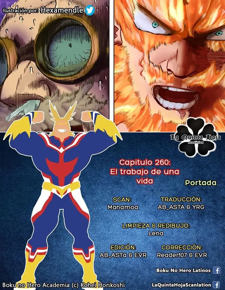 Boku no Hero Academia (2014) - Capítulo 260 - Página 1 - LectorTMOo