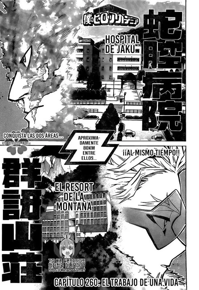 Boku no Hero Academia (2014) - Capítulo 260 - Página 2 - LectorTMOo
