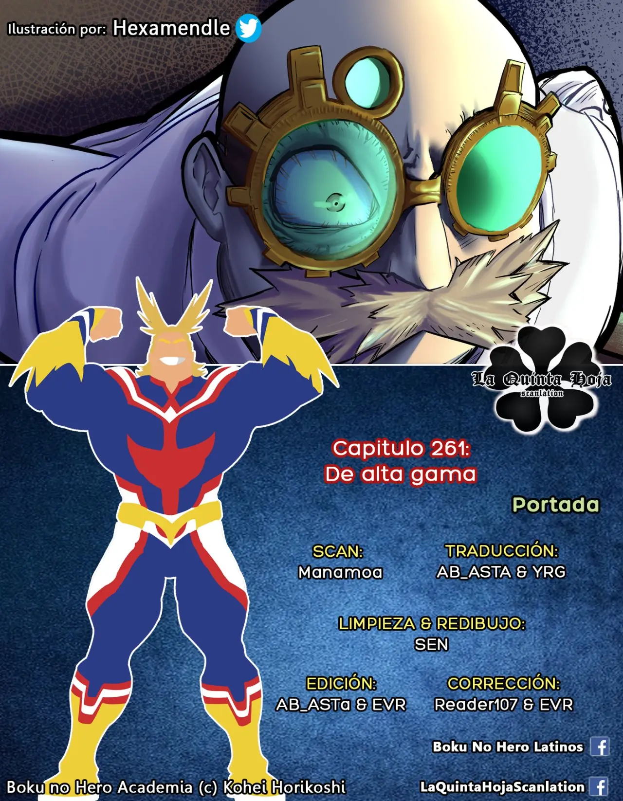 Boku no Hero Academia (2014) - Capítulo 261 - Página 1 - LectorTMOo