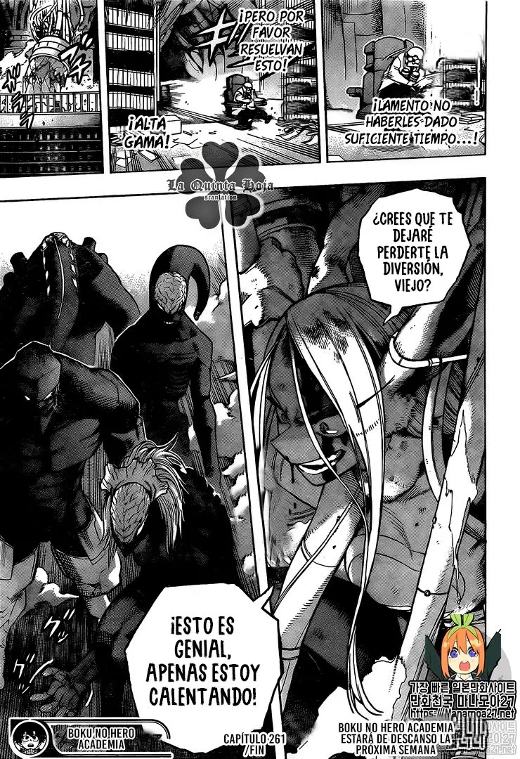 Boku no Hero Academia (2014) - Capítulo 261 - Página 17 - LectorTMOo