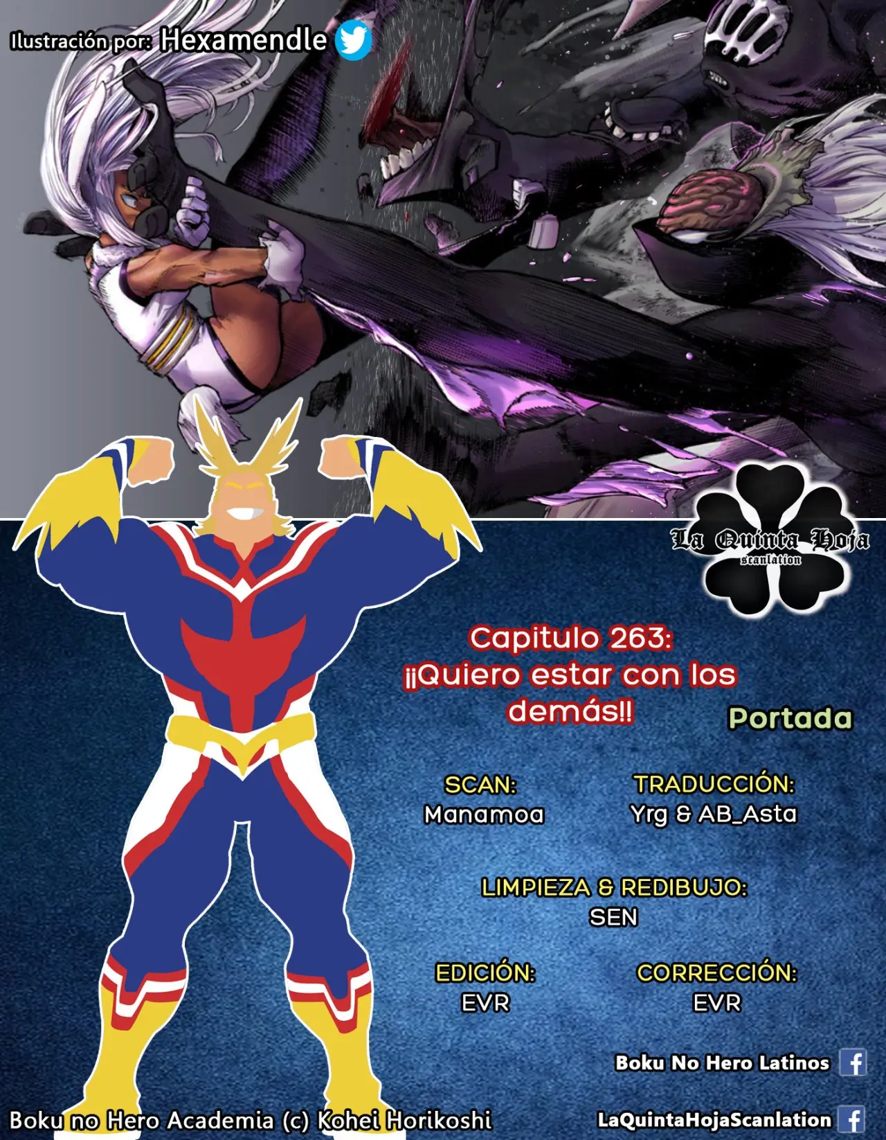 Boku no Hero Academia (2014) - Capítulo 263 - Página 1 - LectorTMOo