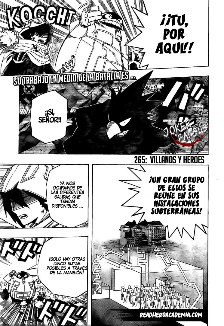 Boku no Hero Academia (2014) - Capítulo 265 - Página 2 - LectorTMOo