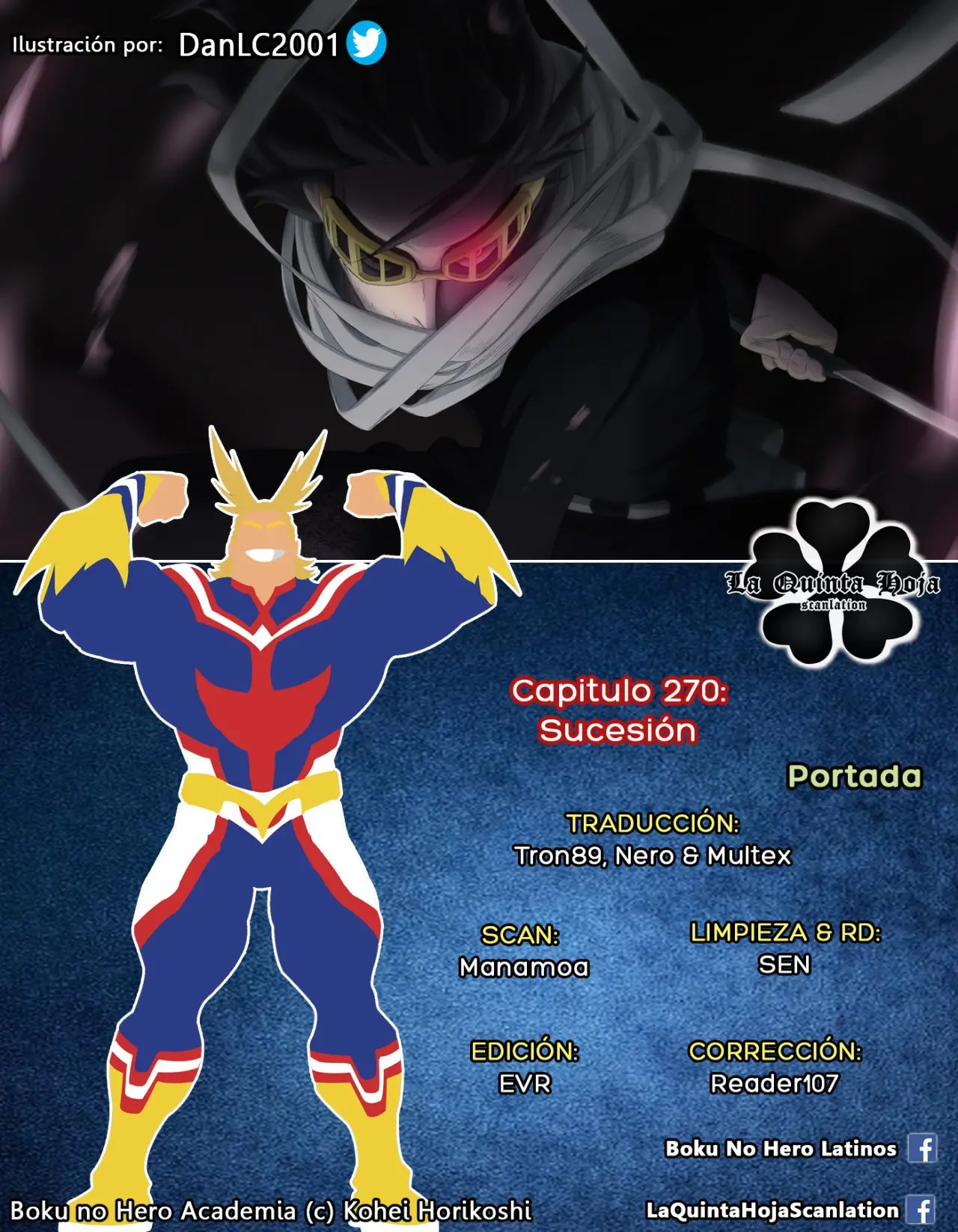 Boku no Hero Academia (2014) - Capítulo 270 - Página 1 - LectorTMOo