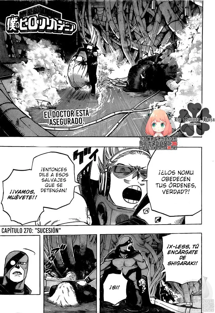 Boku no Hero Academia (2014) - Capítulo 270 - Página 2 - LectorTMOo