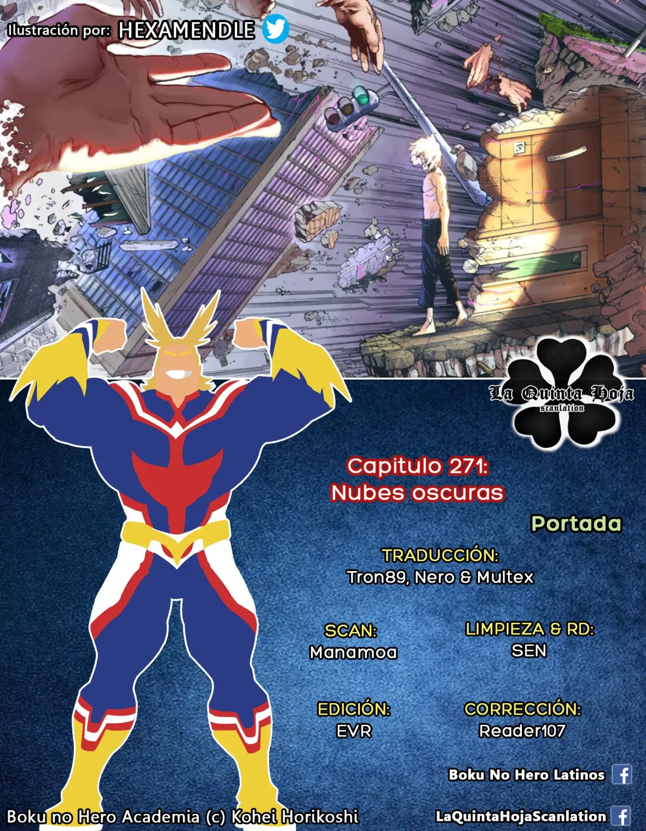 Boku no Hero Academia (2014) - Capítulo 271 - Página 1 - LectorTMOo