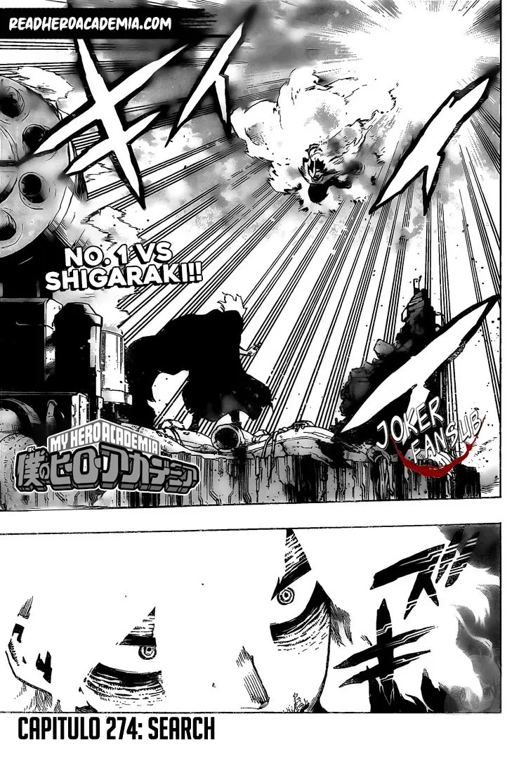 Boku no Hero Academia (2014) - Capítulo 274 - Página 2 - LectorTMOo