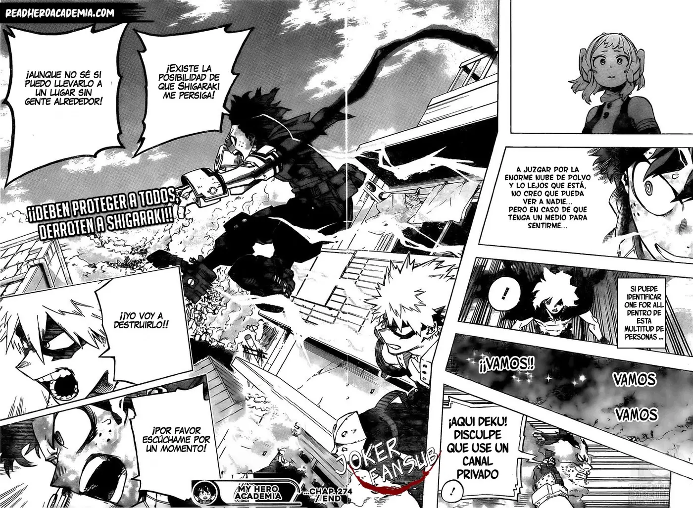 Boku no Hero Academia (2014) - Capítulo 274 - Página 18 - LectorTMOo