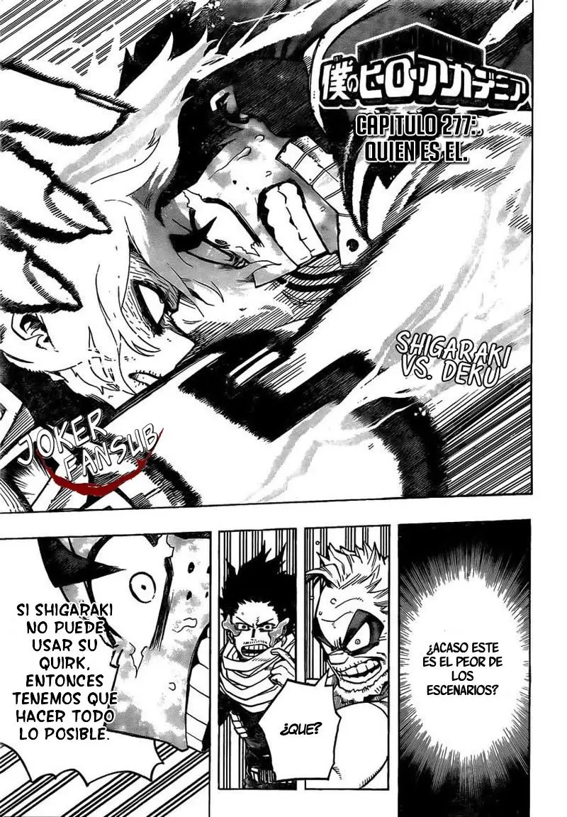 Boku no Hero Academia (2014) - Capítulo 277 - Página 2 - LectorTMOo