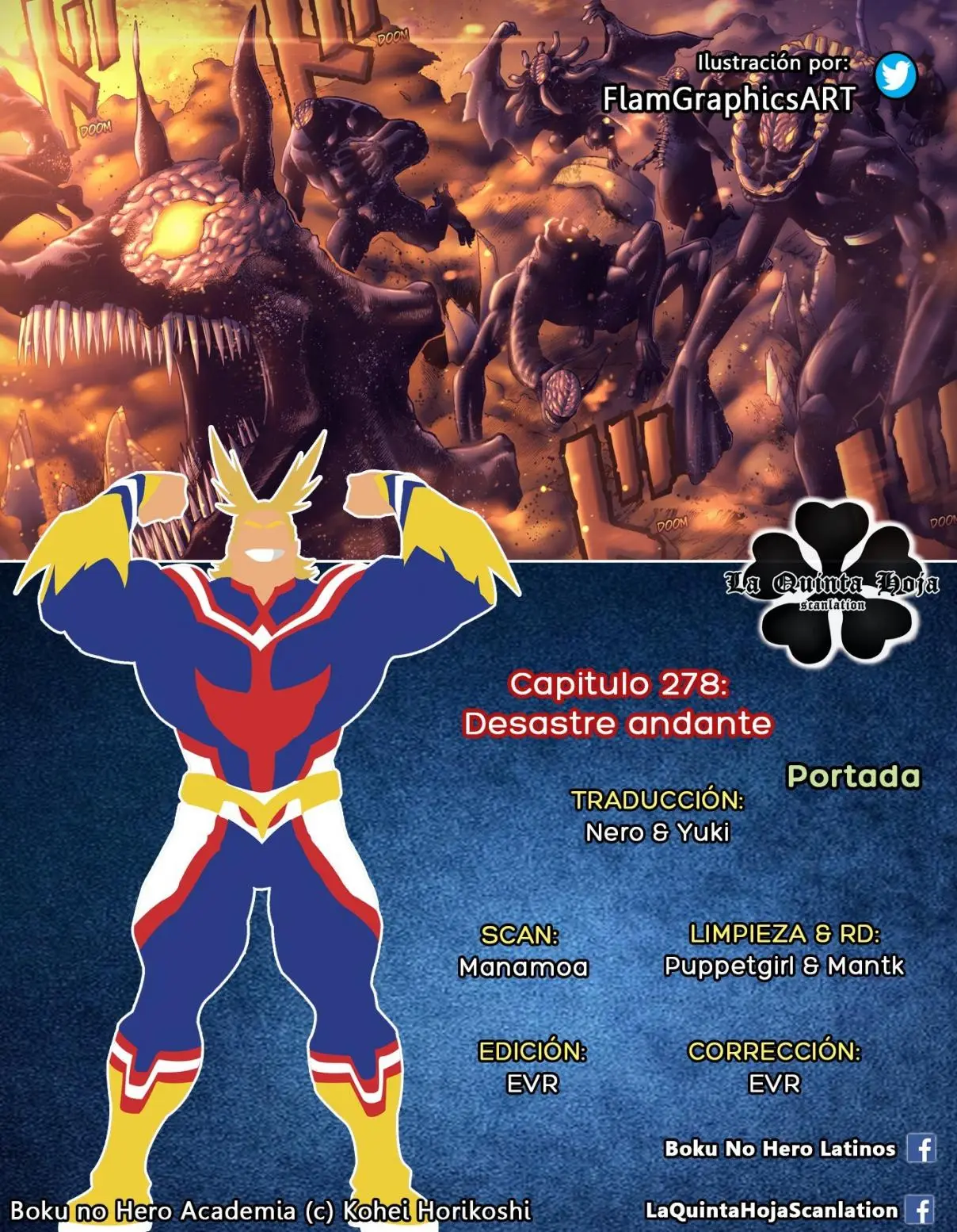 Boku no Hero Academia (2014) - Capítulo 278 - Página 1 - LectorTMOo