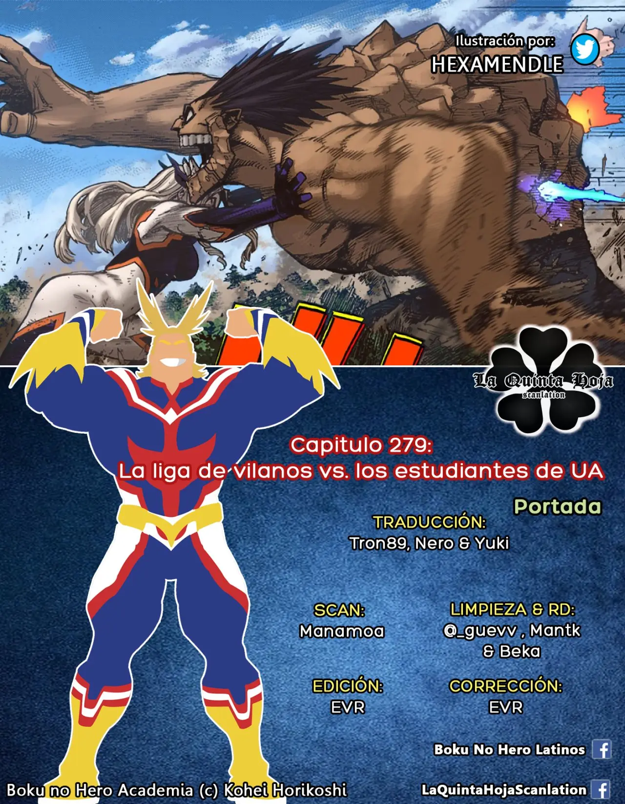 Boku no Hero Academia (2014) - Capítulo 279 - Página 1 - LectorTMOo