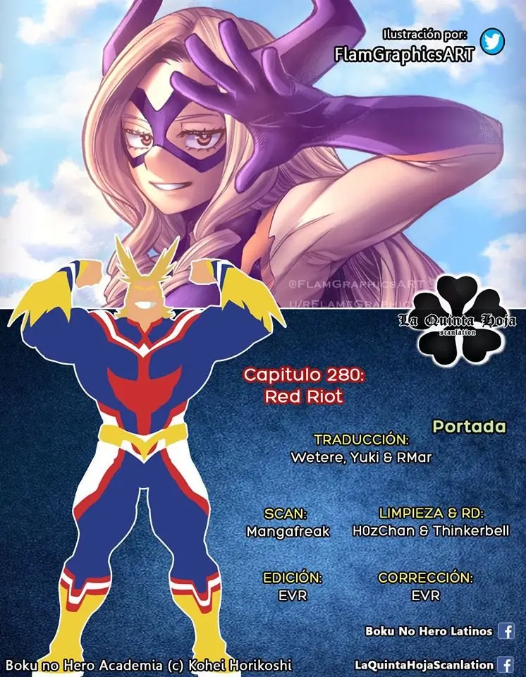 Boku no Hero Academia (2014) - Capítulo 280 - Página 1 - LectorTMOo