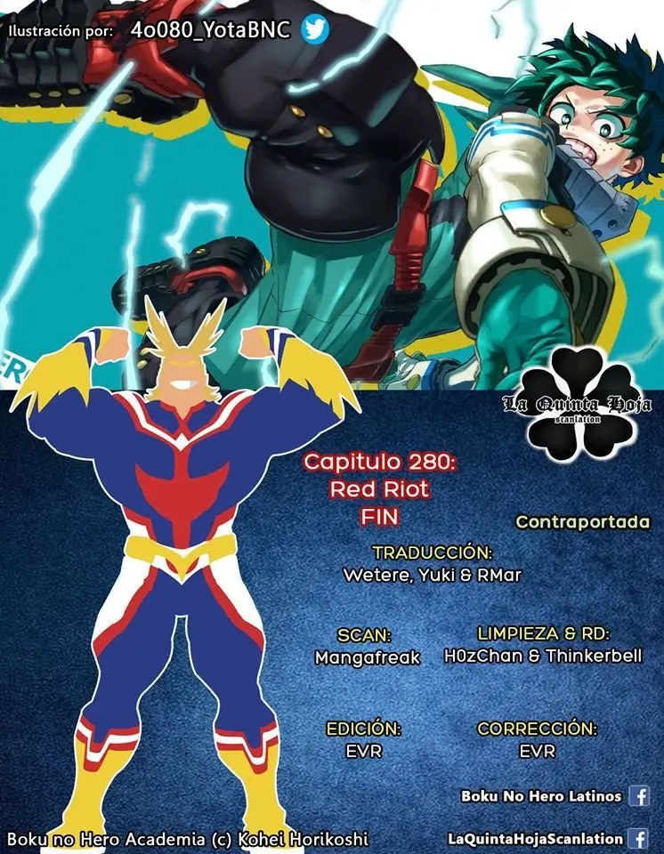 Boku no Hero Academia (2014) - Capítulo 280 - Página 20 - LectorTMOo