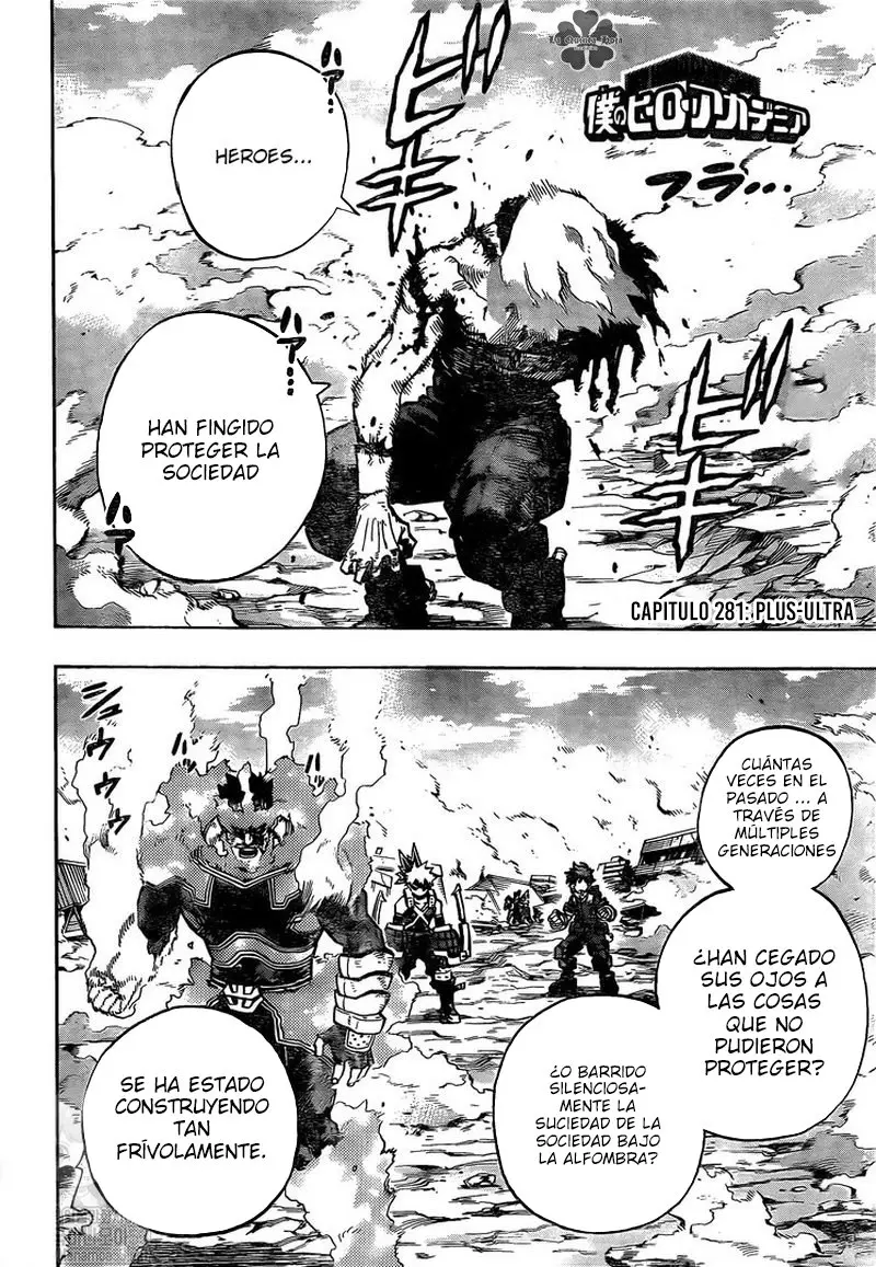 Boku no Hero Academia (2014) - Capítulo 281 - Página 3 - LectorTMOo
