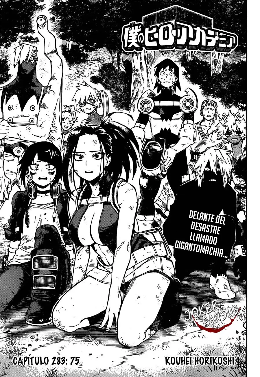 Boku no Hero Academia (2014) - Capítulo 283 - Página 2 - LectorTMOo