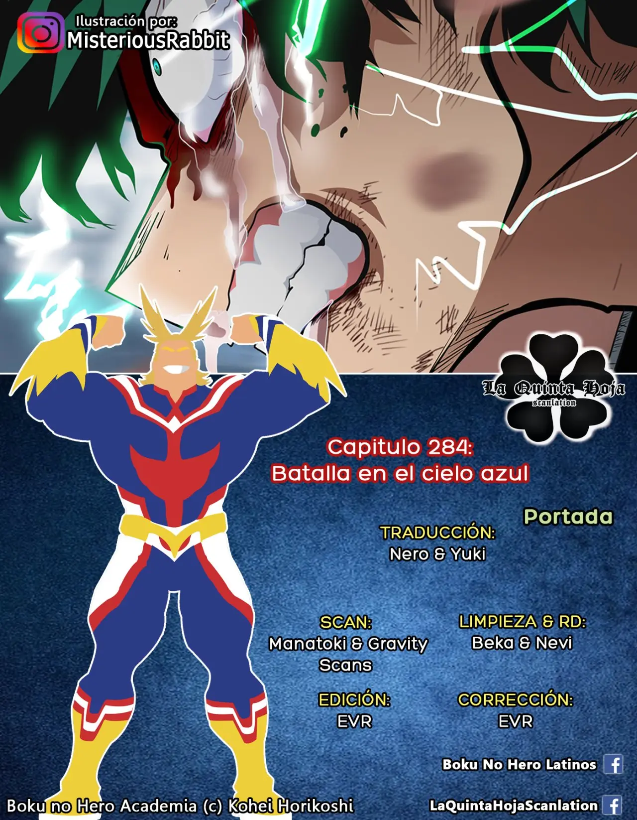 Boku no Hero Academia (2014) - Capítulo 284 - Página 1 - LectorTMOo