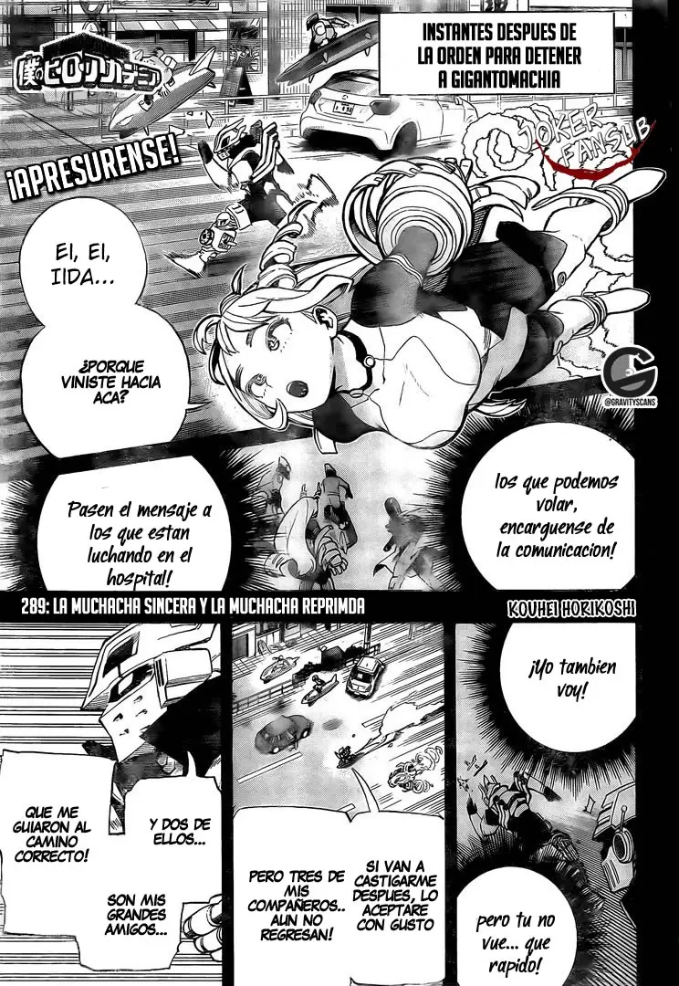 Boku no Hero Academia (2014) - Capítulo 289 - Página 2 - LectorTMOo