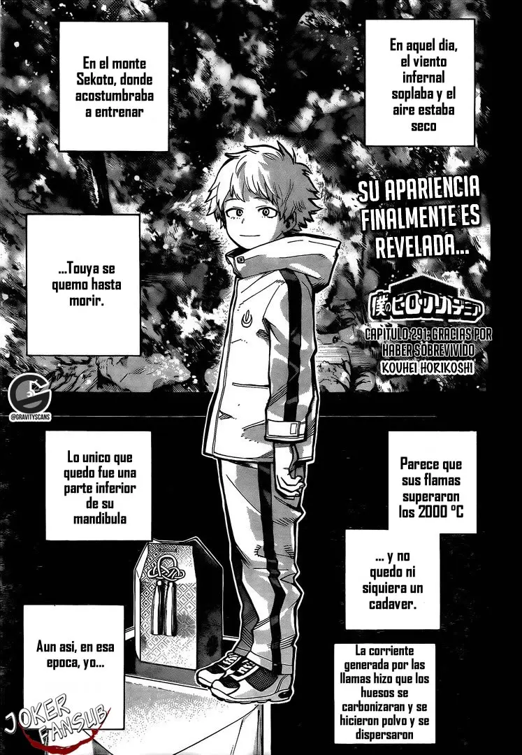 Boku no Hero Academia (2014) - Capítulo 291 - Página 2 - LectorTMOo