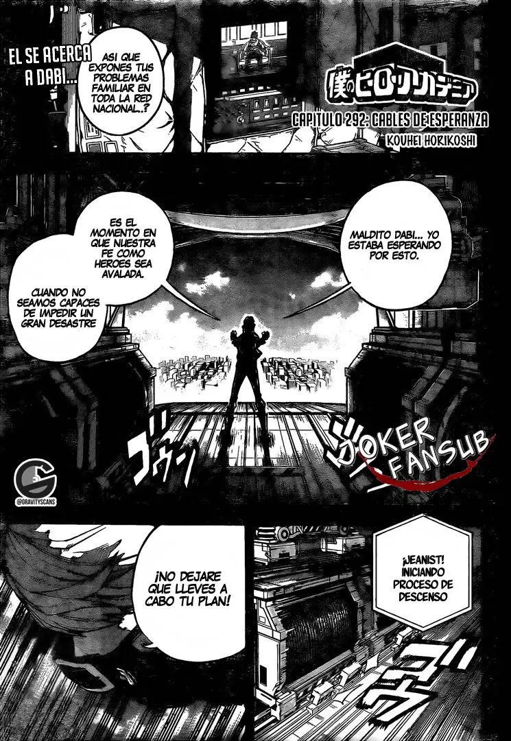 Boku no Hero Academia (2014) - Capítulo 292 - Página 2 - LectorTMOo