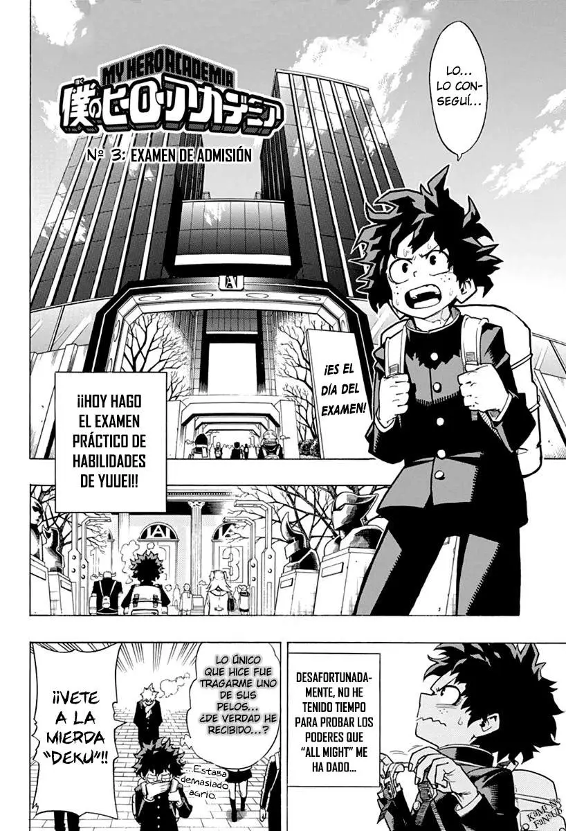 Boku no Hero Academia (2014) - Capítulo 3 - Página 3 - LectorTMOo