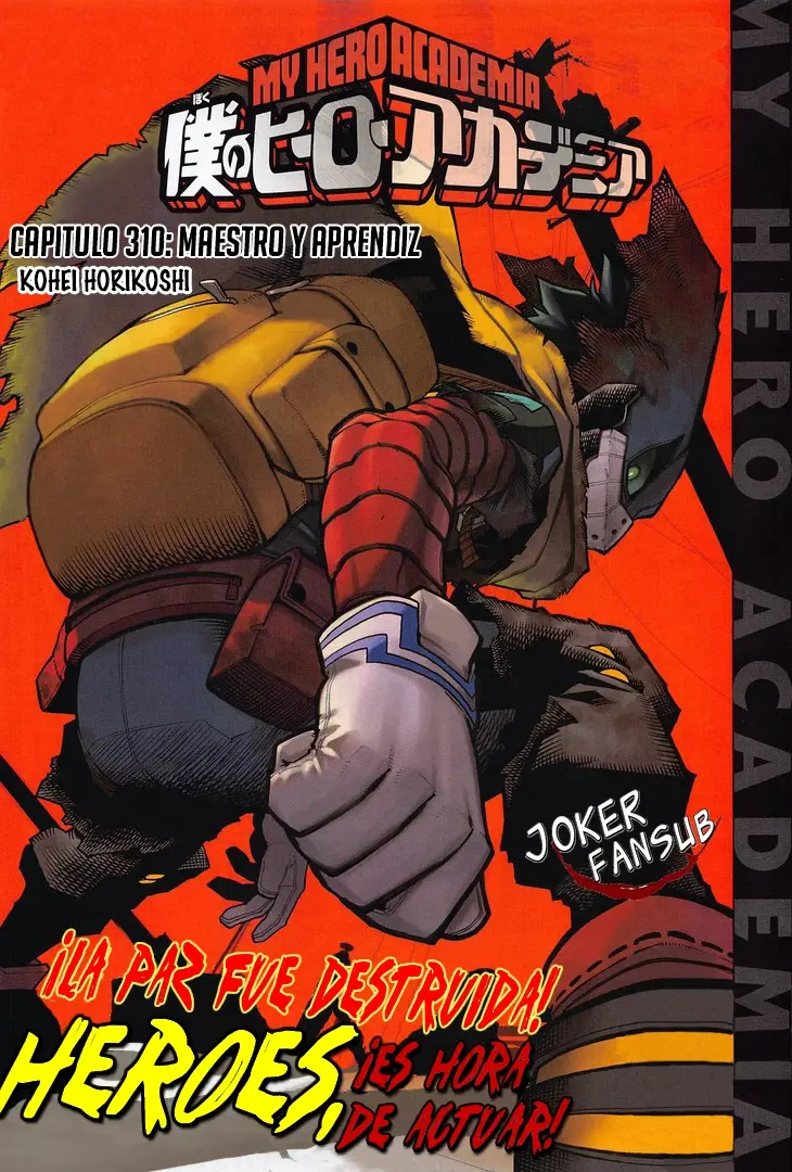 Boku no Hero Academia (2014) - Capítulo 310 - Página 1 - LectorTMOo