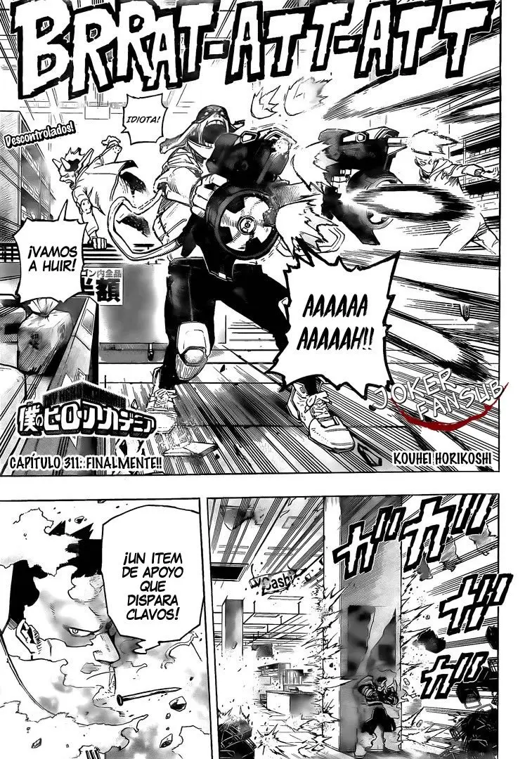 Boku no Hero Academia (2014) - Capítulo 311 - Página 2 - LectorTMOo