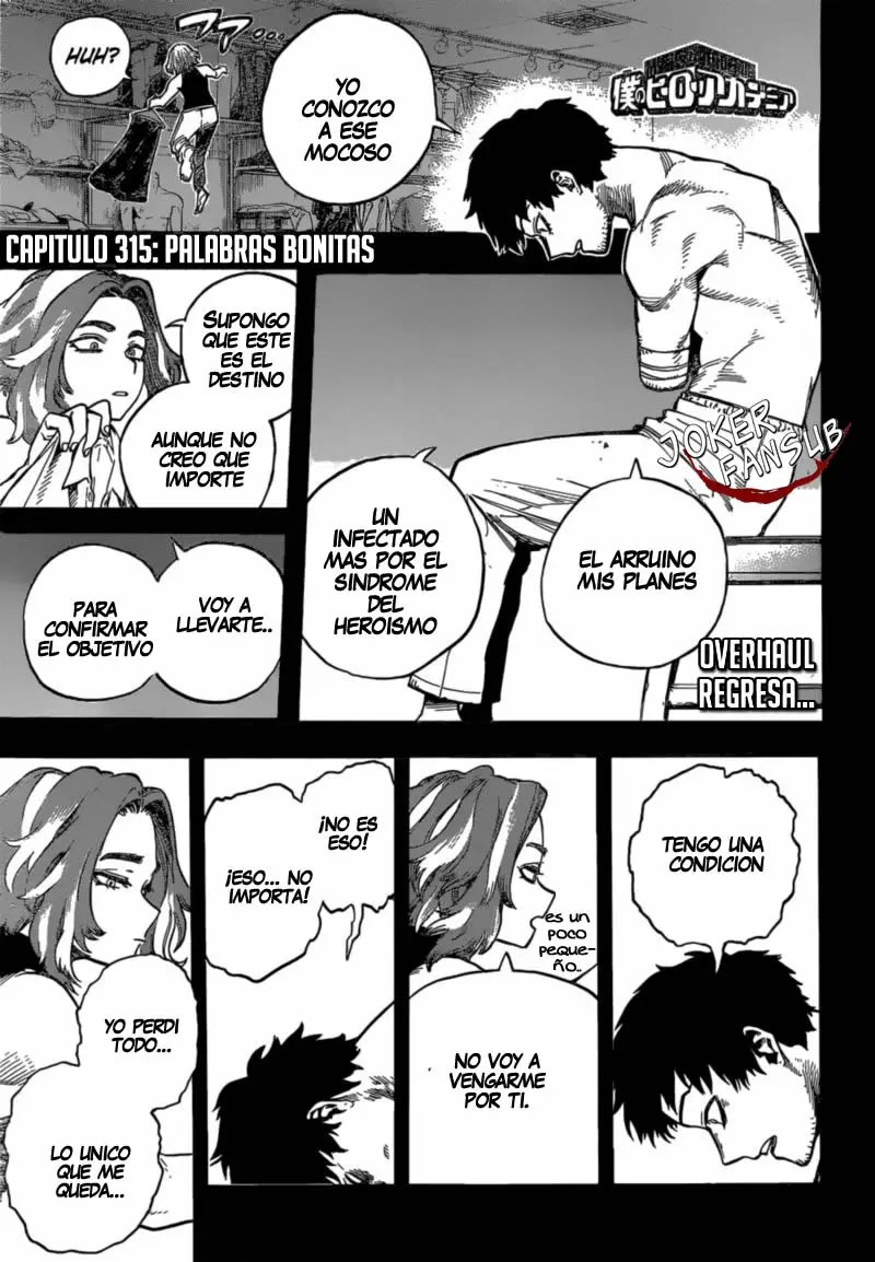 Boku no Hero Academia (2014) - Capítulo 315 - Página 1 - LectorTMOo