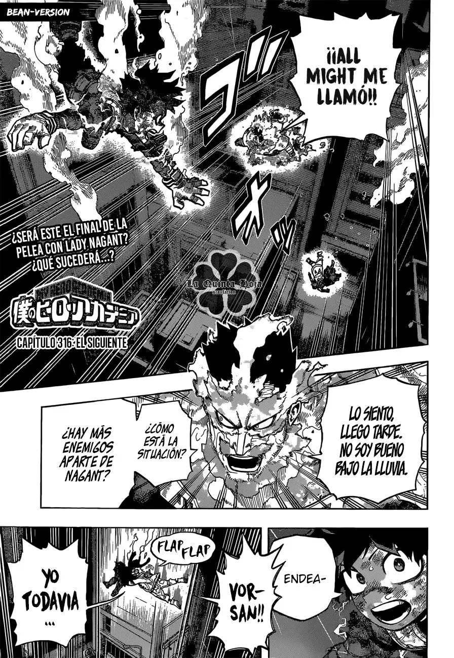 Boku no Hero Academia (2014) - Capítulo 316 - Página 1 - LectorTMOo