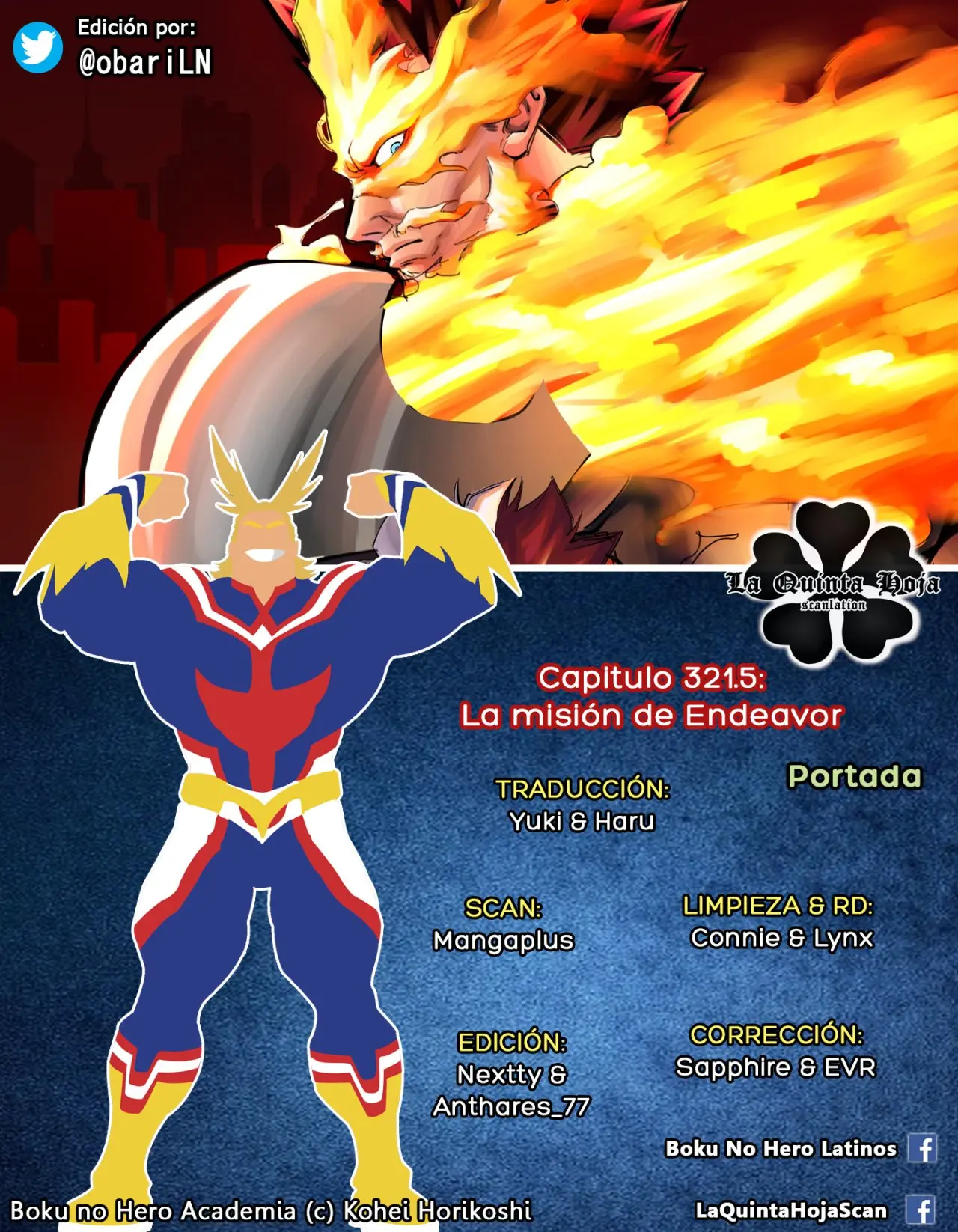 Boku no Hero Academia (2014) - Capítulo 321.5 - Página 1 - LectorTMOo