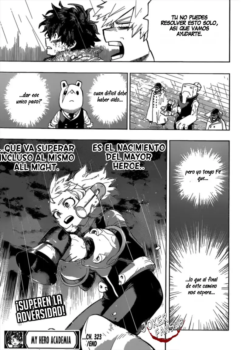 Boku no Hero Academia (2014) - Capítulo 323 - Página 17 - LectorTMOo