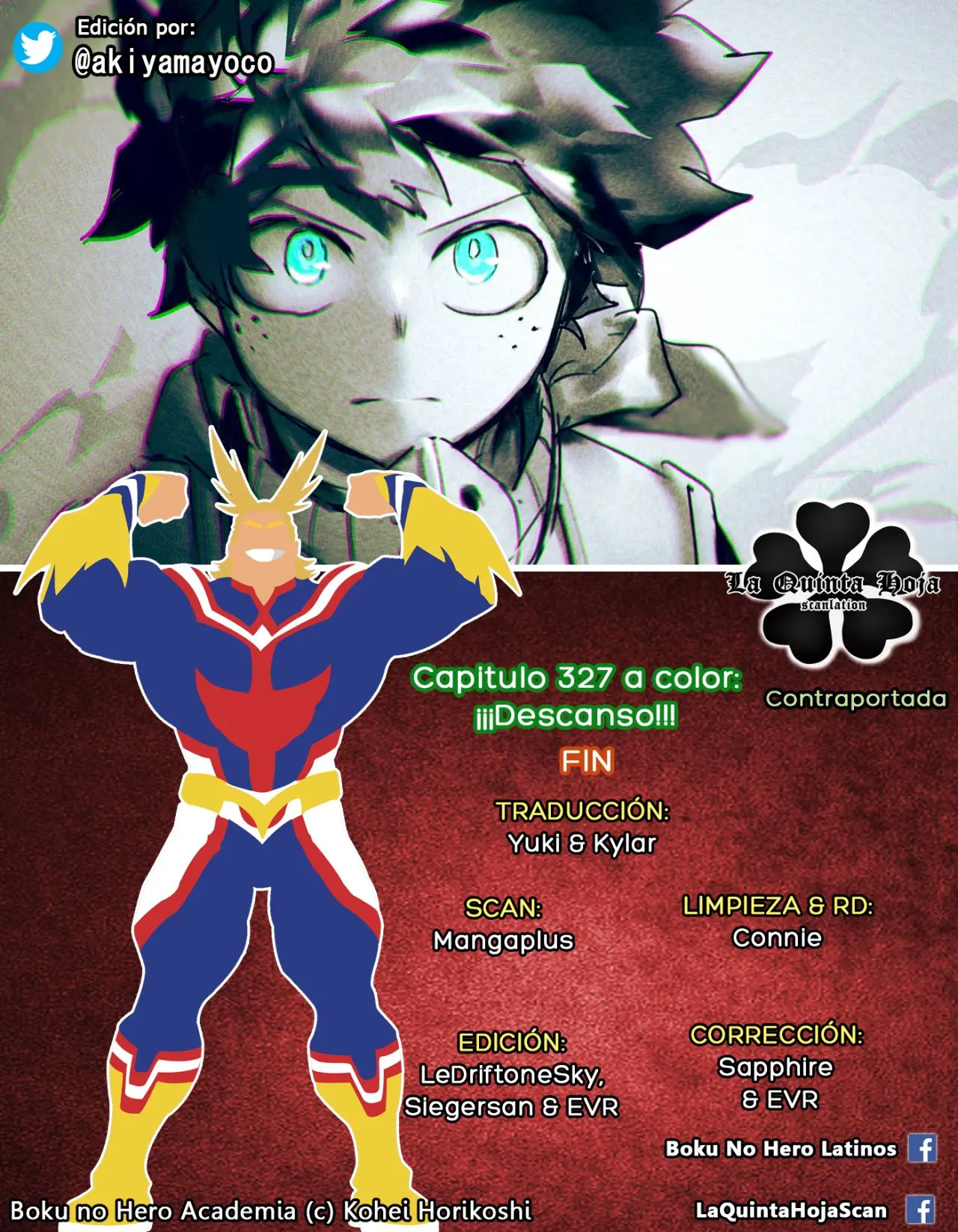 Boku no Hero Academia (2014) - Capítulo 327.5 - Página 18 - LectorTMOo