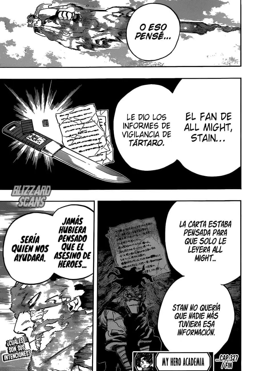 Boku no Hero Academia (2014) - Capítulo 327 - Página 15 - LectorTMOo