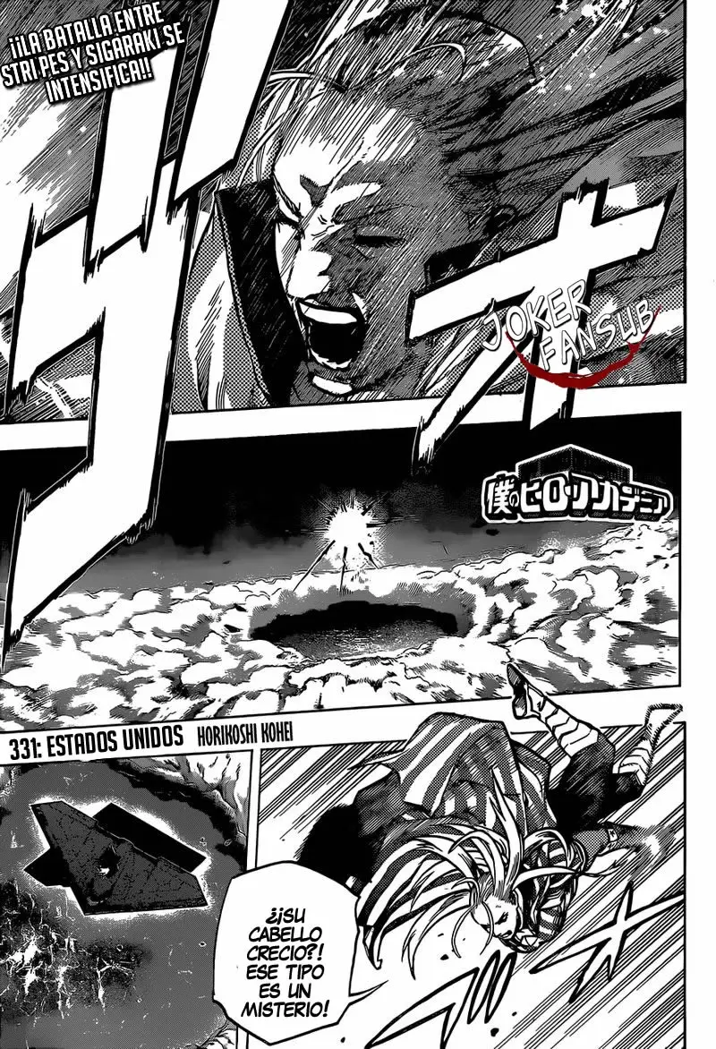 Boku no Hero Academia (2014) - Capítulo 331 - Página 1 - LectorTMOo
