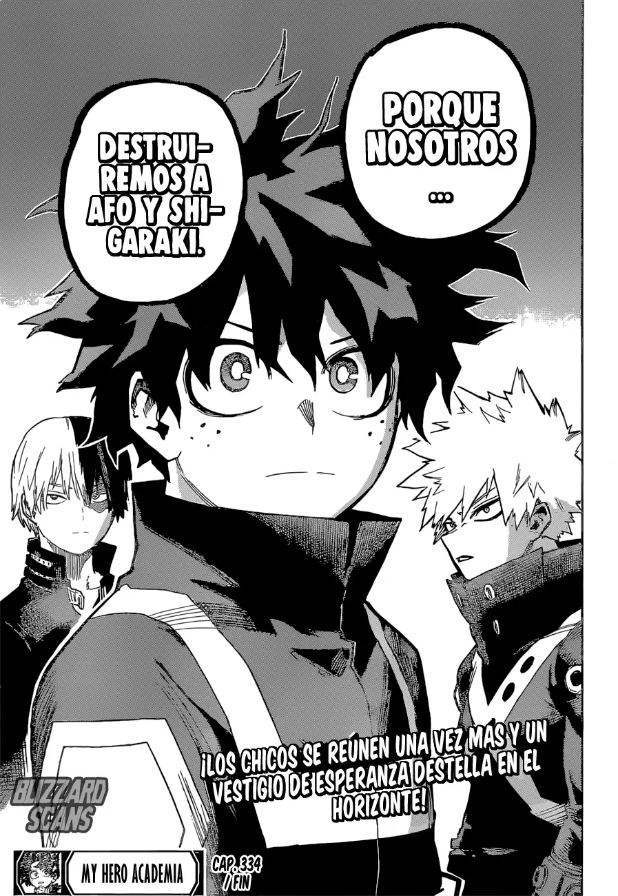 Boku no Hero Academia (2014) - Capítulo 334 - Página 16 - LectorTMOo