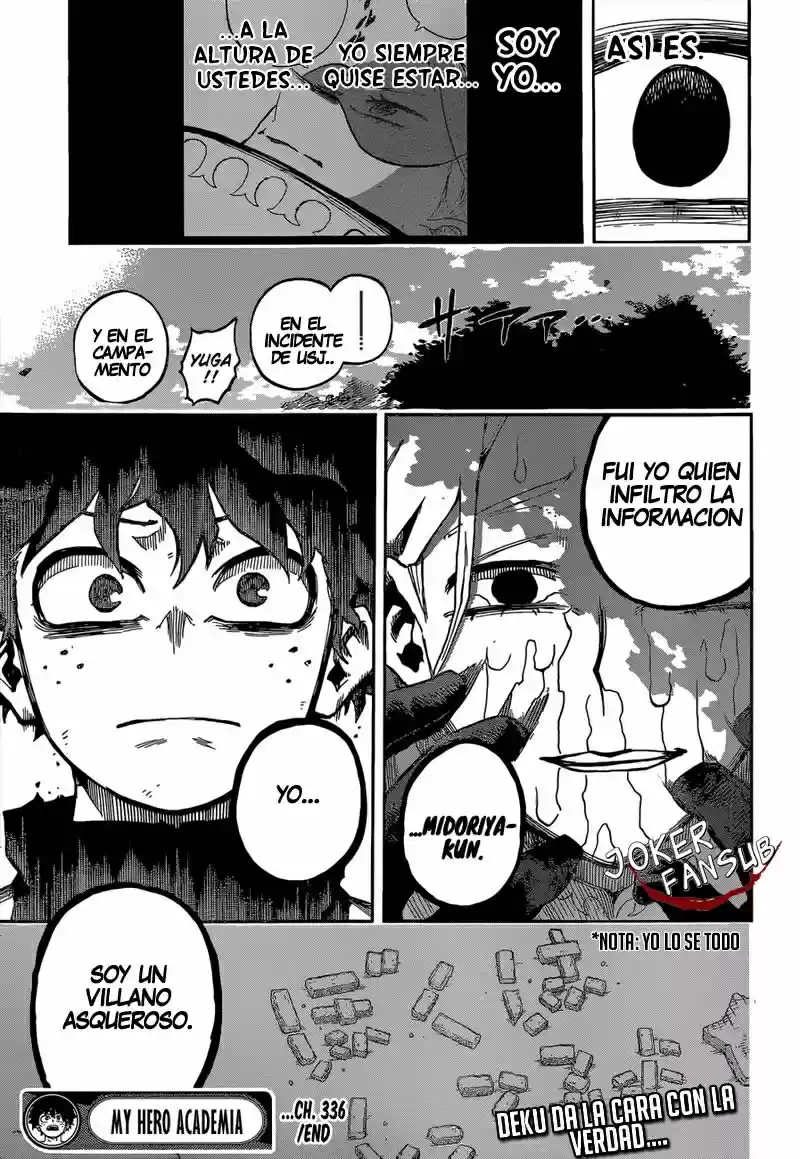 Boku no Hero Academia (2014) - Capítulo 336 - Página 16 - LectorTMOo