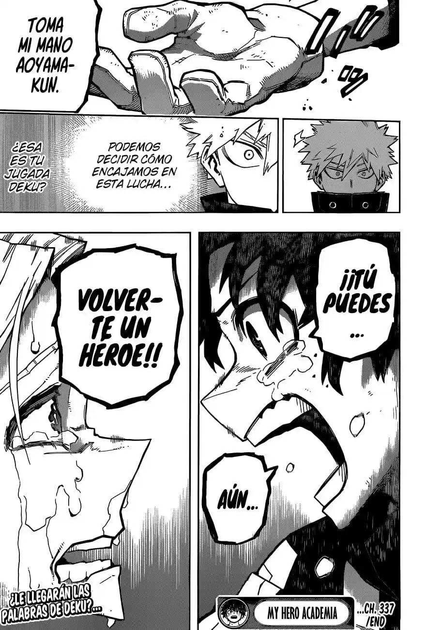 Boku no Hero Academia (2014) - Capítulo 337 - Página 18 - LectorTMOo